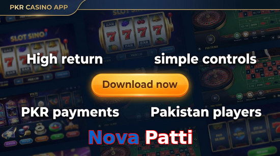 Main screen of Nova Patti gamedownload page for PK players